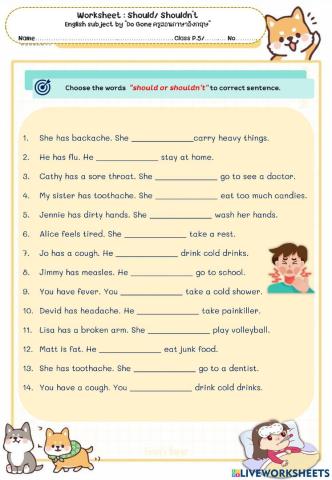 Should or Shouldn't (Sickness)