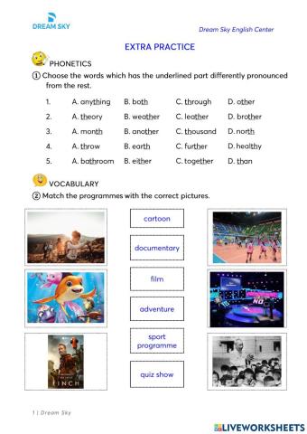 Grade 6 - Extra practice - Unit 7