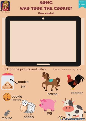 SONG Who took the cookie farm version