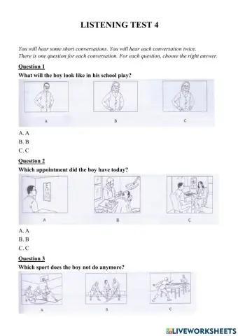 Grade 6 PET Listening 04