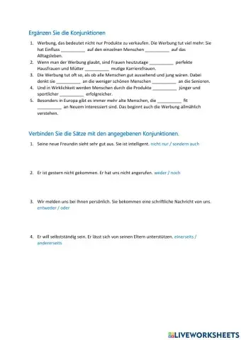 Zweiteilige Konjunktionen