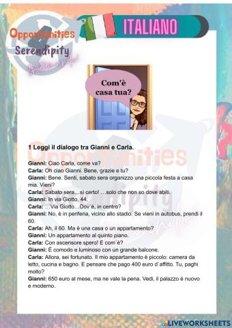 Progetto italiano clase 9