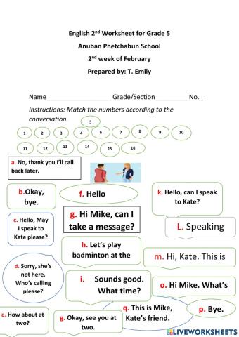 Telephone Conversation