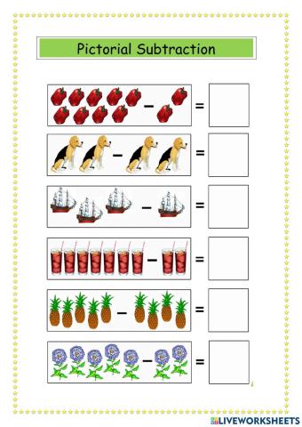 Pictorial subtraction