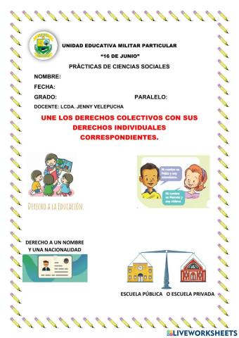 Derechos colectivos e individuales