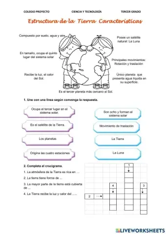 Estructura de la Tierra-Características