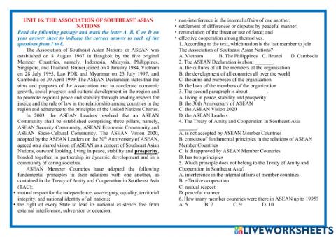 Reading comprehension