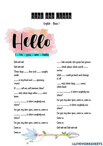 Song - Hello