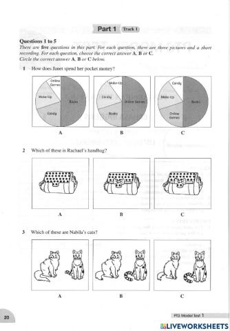 Listening Model Test 1