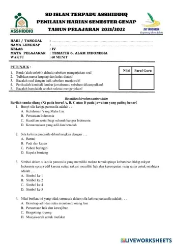 Ph tema 6 alam indonesia