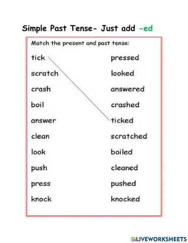 Simple Past Tense