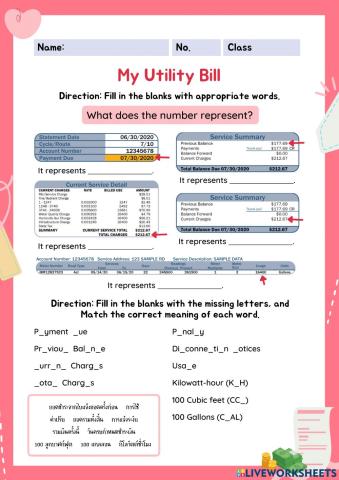My Utility Bill