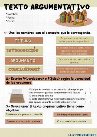 El texto argumentativo