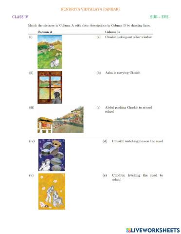 Chuskit Goes To School