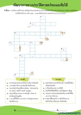 ม.2 พัฒนาการทางประวัติศาสตร์ของเอเชียใต้