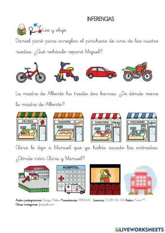 Inferencias lectoras.
