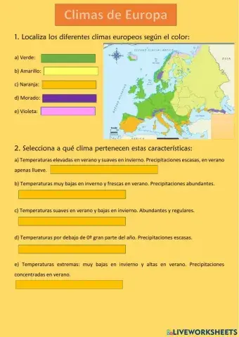 Los climas de Europa