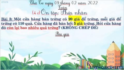 Ôn tập phép nhân