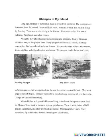 Changes in my Island