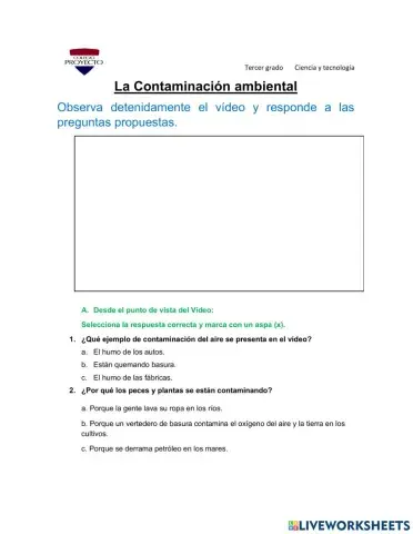 Contaminación ambiental