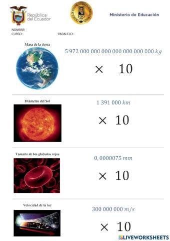 Notación científica