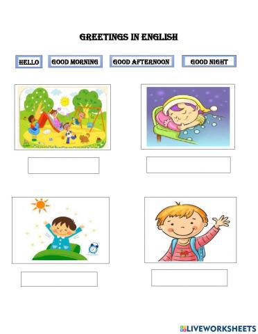 Greetings in English