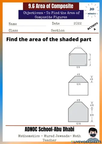 9.6 Area of Composite Activity A
