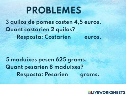 Problemes