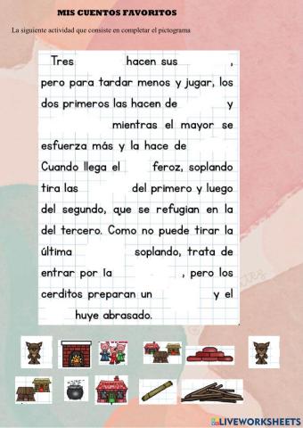 Completar el pictograma