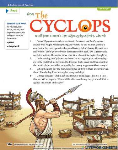 Compare and Contrast Epics Part II