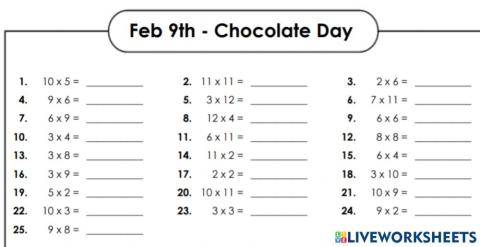 Feb 9 Mental Math