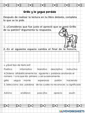 Lectura  de comprensión