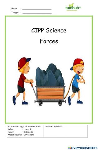CIPP Science-Forces-Multiple Choice