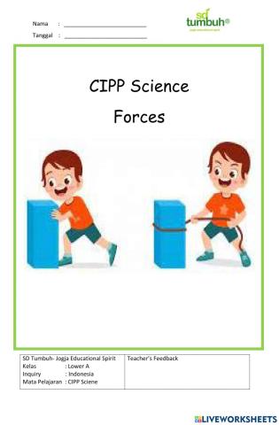 CIPP Science-Forces-Essay