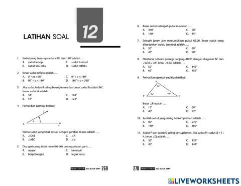 Bab 12 garis dan sudut