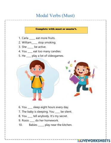 Modal Verbs (Must)