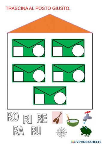 Casa fratelli RA RE RI RO RU