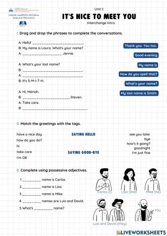 Unit 1 Intro Practice