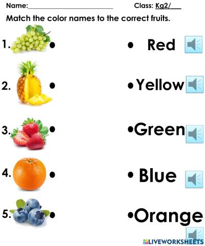 fruit colors
