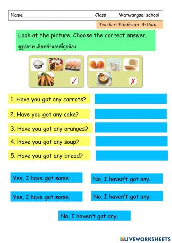 At the supermarket 3