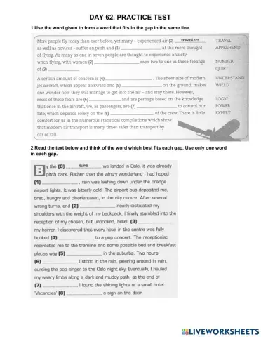 G8 Day 62 Practice test