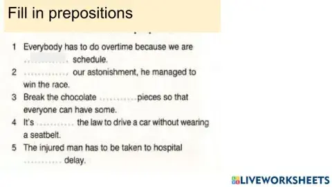 Prepositions- Round up 6 (10)