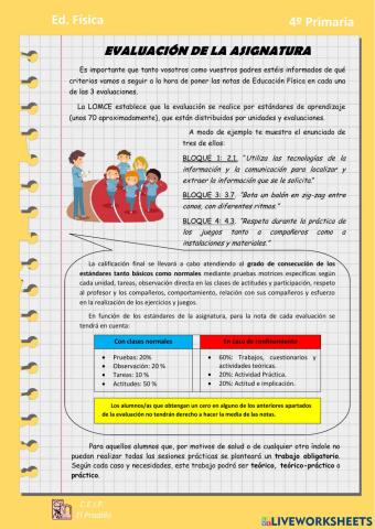 Evaluación y Normas