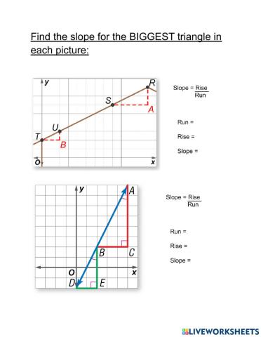 Slope in Triangles