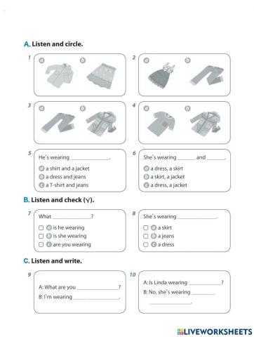 What are you wearing?