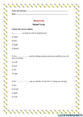 Modals Verbs