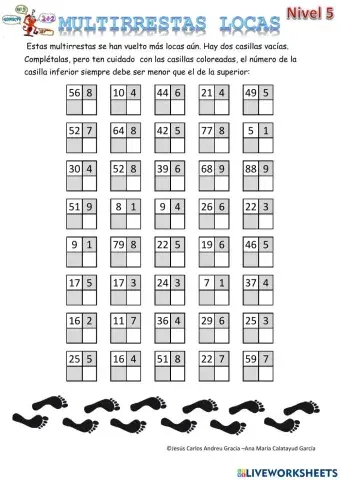 Multirrestas locas 5