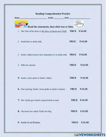 Reading Comprehension