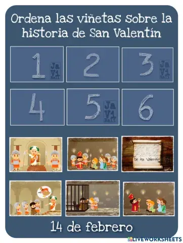 SAN VALENTÍN EN VIÑETAS