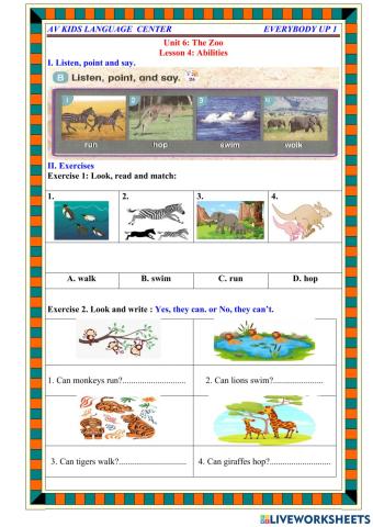 PBT Unit 6 Lesson 4(Up1) Mrs.Thuy